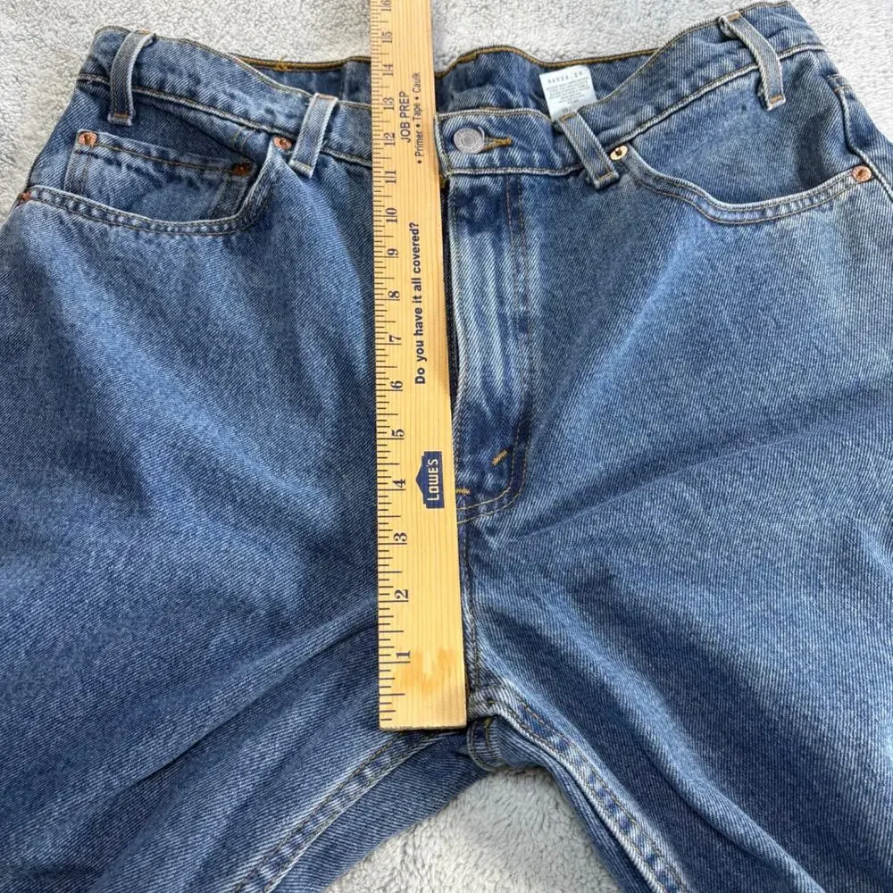 Vintage Levis USA MADE 550 Mens Jeans 36x30 Black Batwing Red Tag Relaxed Fit